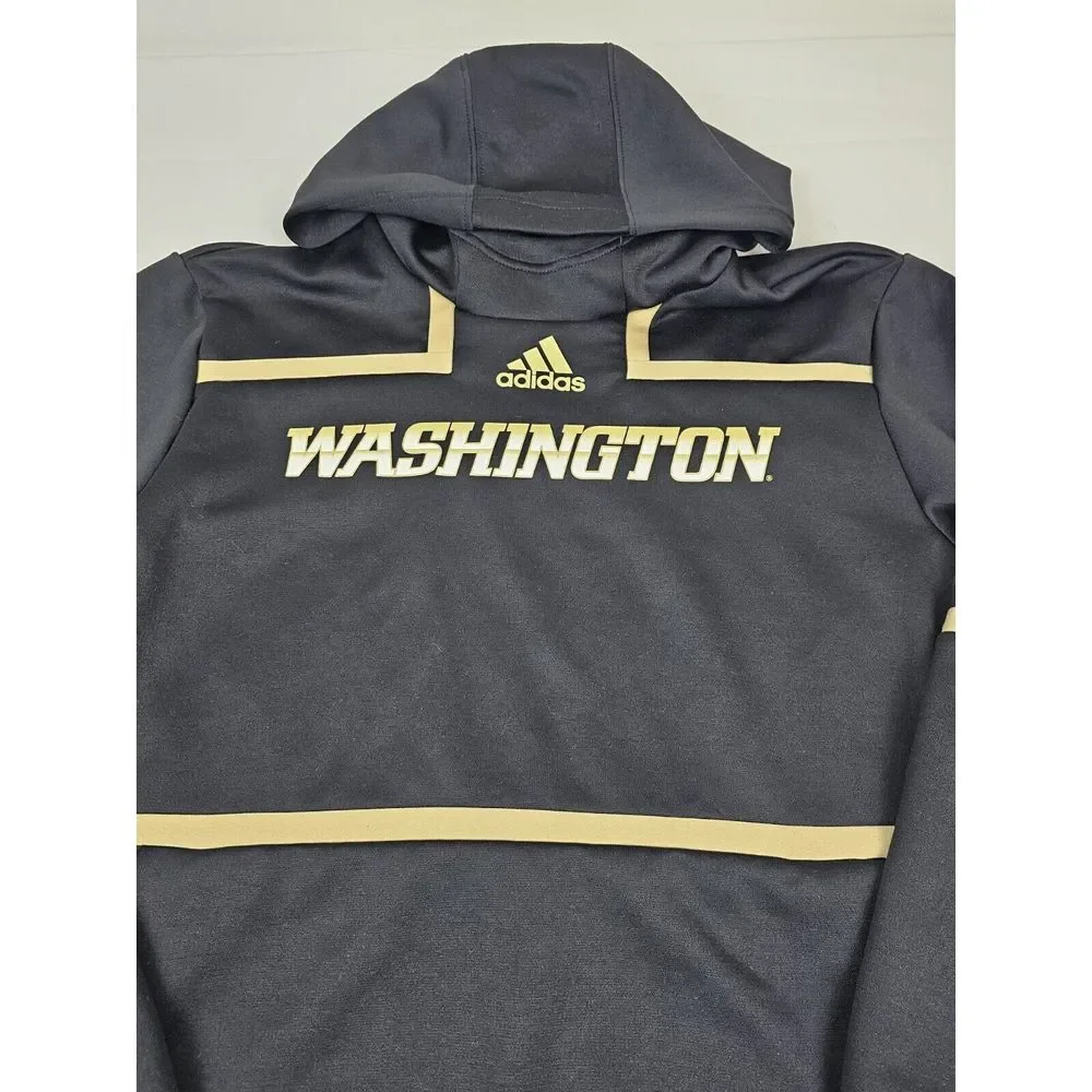 Adidas Washington Huskies Hoodie Mens Large. Under The Lights‎ Black Areoready